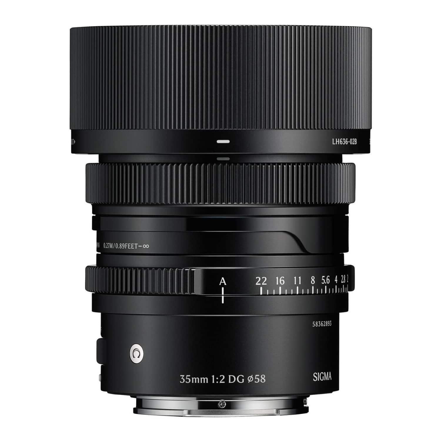 Sigma - 35mm F2 DG (Black) | Contemporary, Sony E Mount