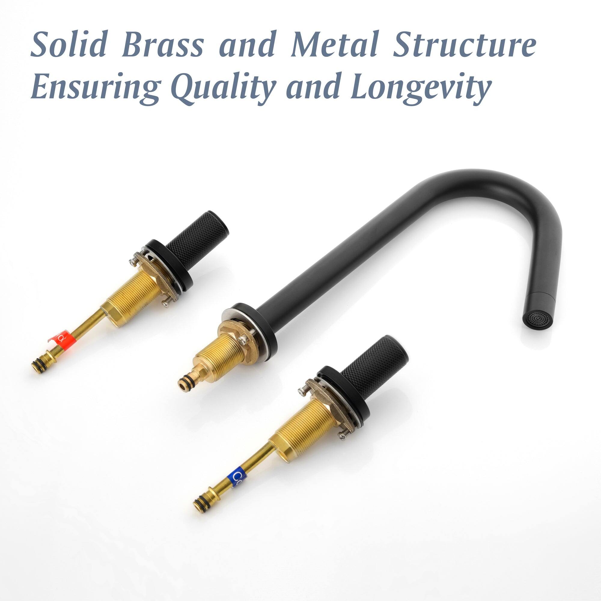 Solid Brass and Metal Structure  
Ensuring Quality and Longevity