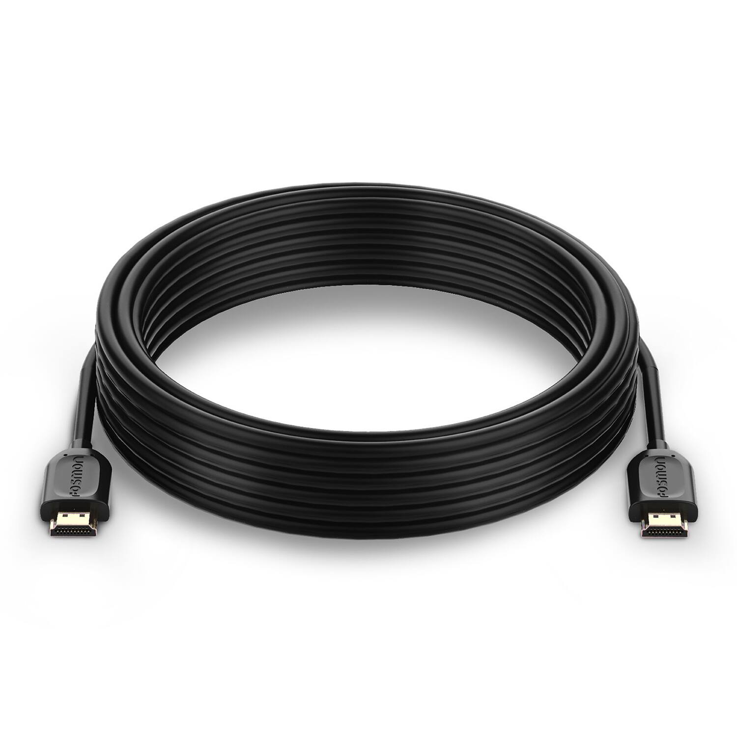 Fosmon - 15ft 4K HDMI Cable, Gold-Plated Premium High Speed, HDMI 2.0 Cable 4K@60Hz/2160p Support 18Gbps - Black