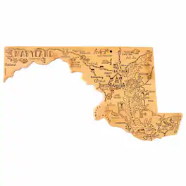 Totally Bamboo - Destination Maryland Cutting Board, 18" x 9-5/8"