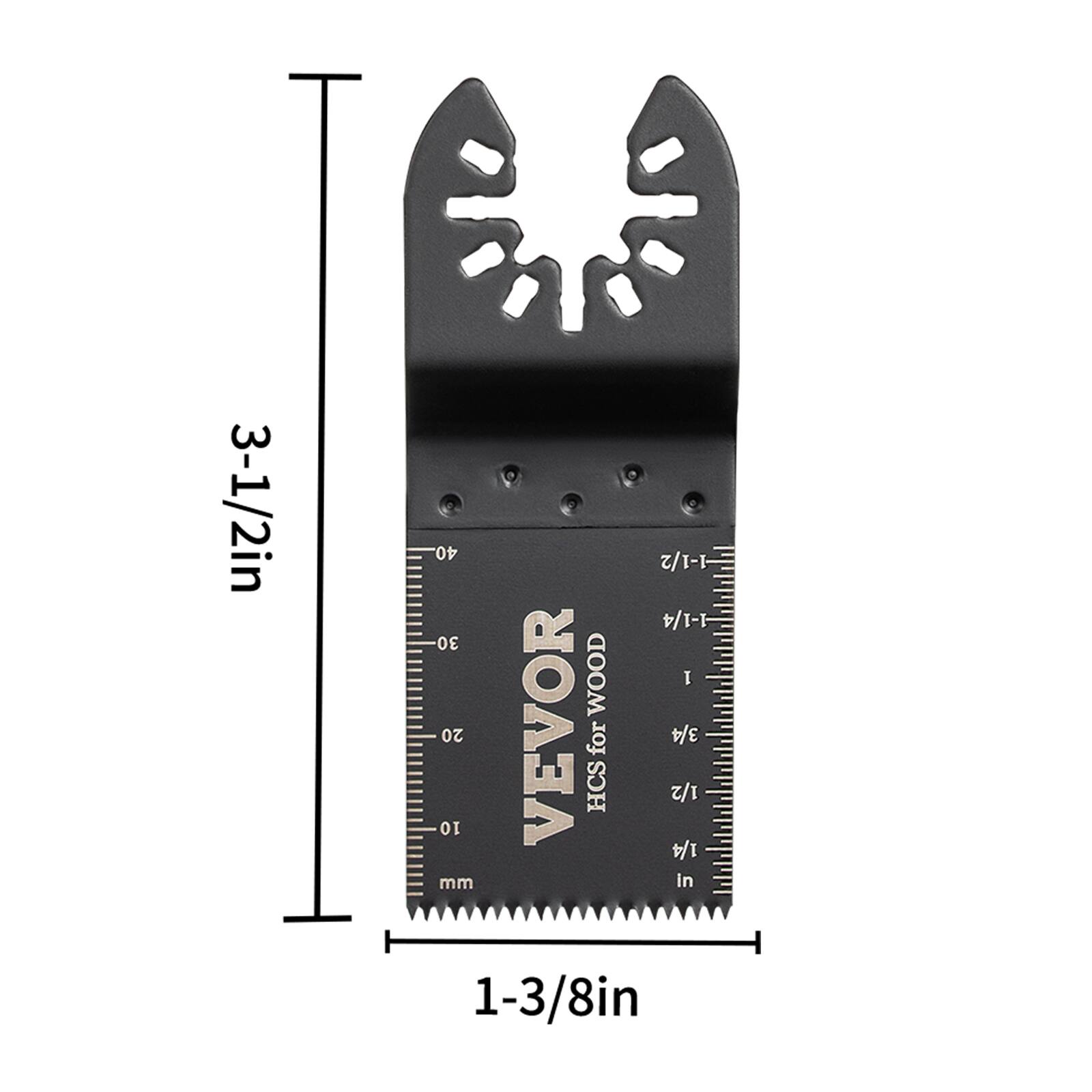 3-1/2 in  
1-3/8 in  
VEVOR  
HCS for WOOD  
1/2  
3/4  
1/4  
mm