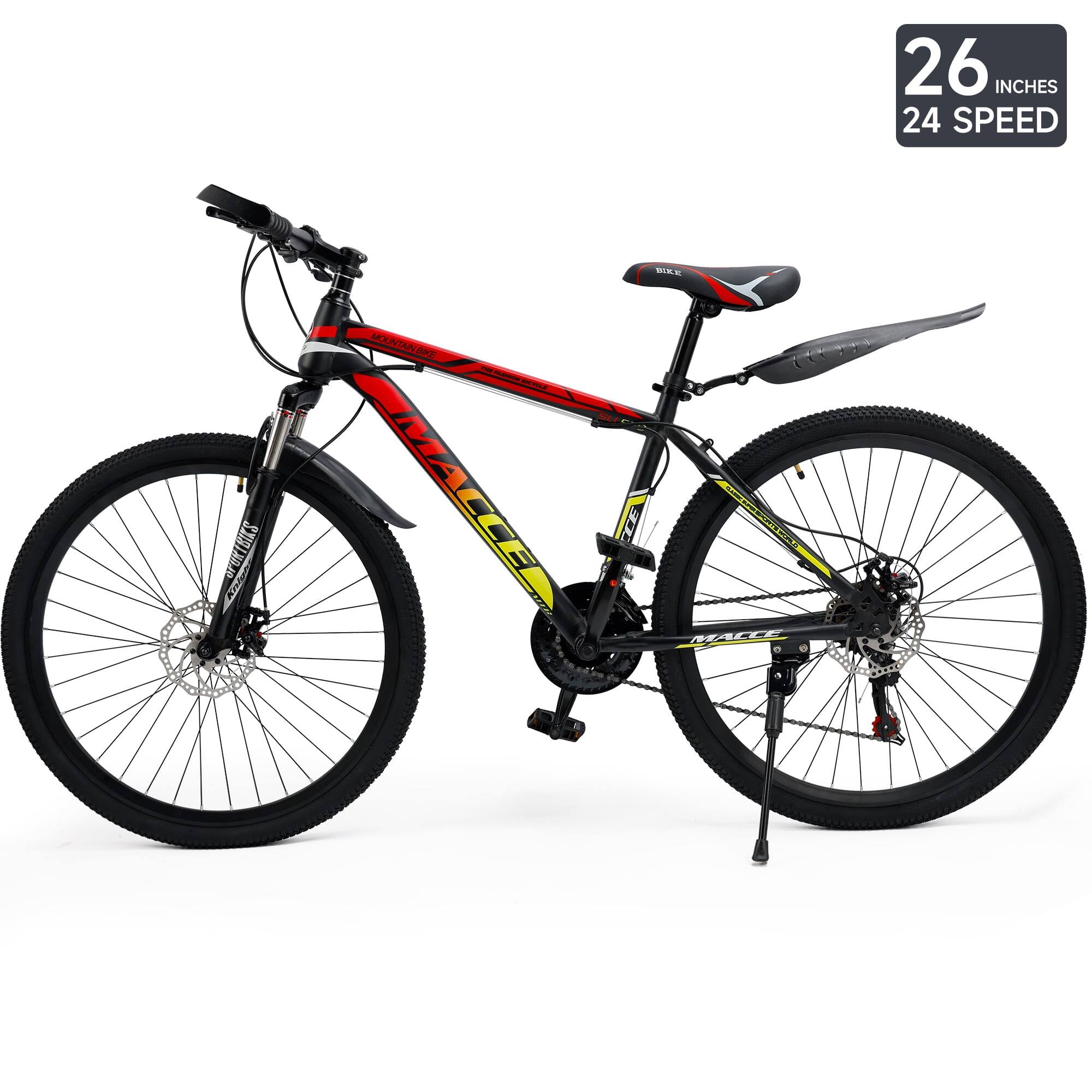 26 INCHES  
24 SPEED