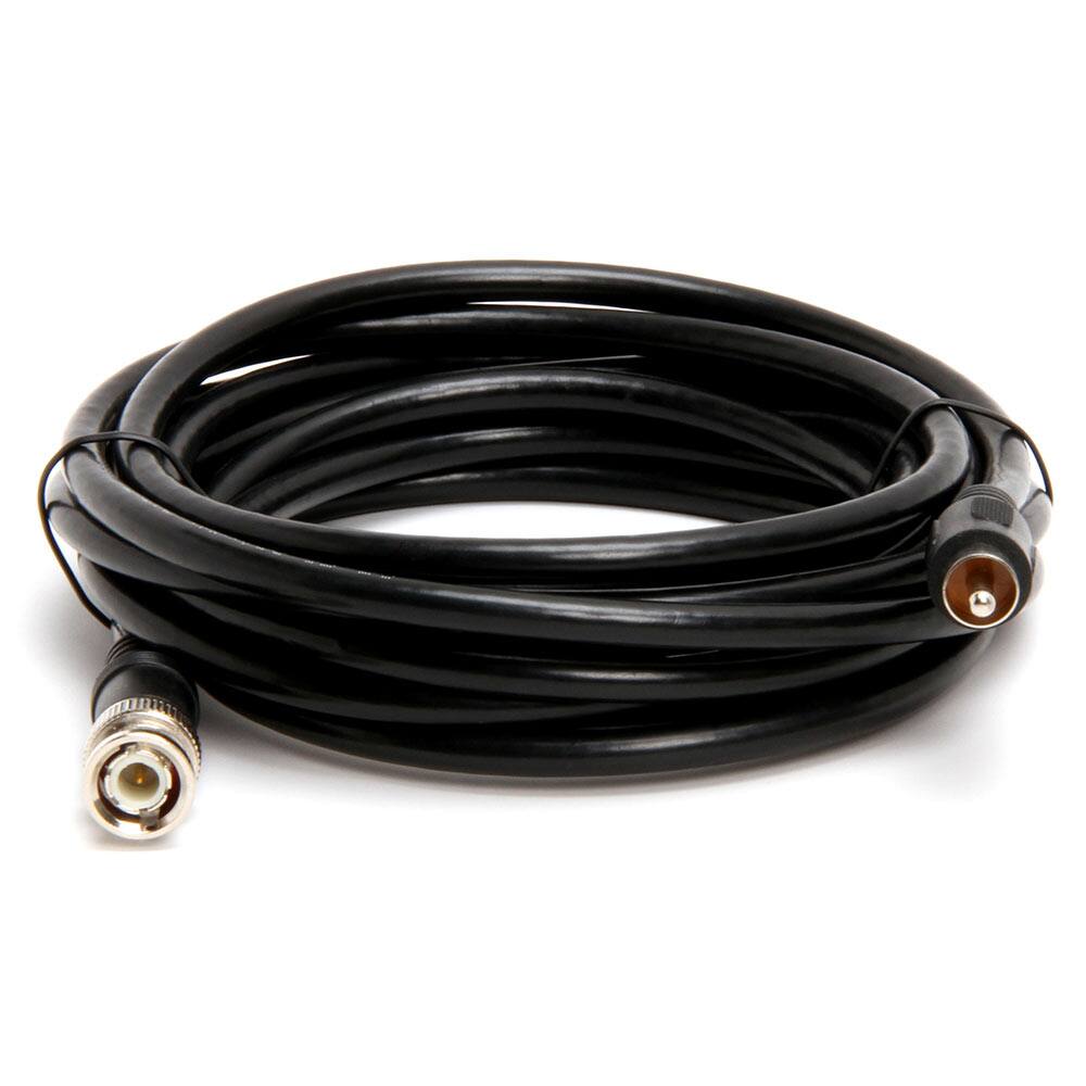 Angle. Cmple.com - BNC Male to RCA Male Cable 12ft Black 75 Ohm RG59/U 3Gbps Coaxial Video Cord - Black.