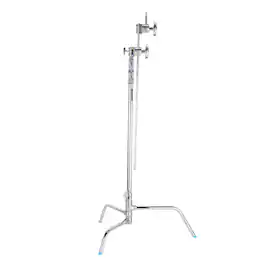 Flashpoint - 40" Quick Release Turtle Base C-Stand Kit with 2.5" Grip Head & 40" Grip Arm (Chrome)
