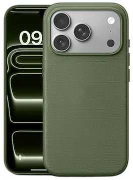 Nakedcellphone - Woven Series for iPhone 17 Pro Max Case (Compatible with MagSafe) - Green