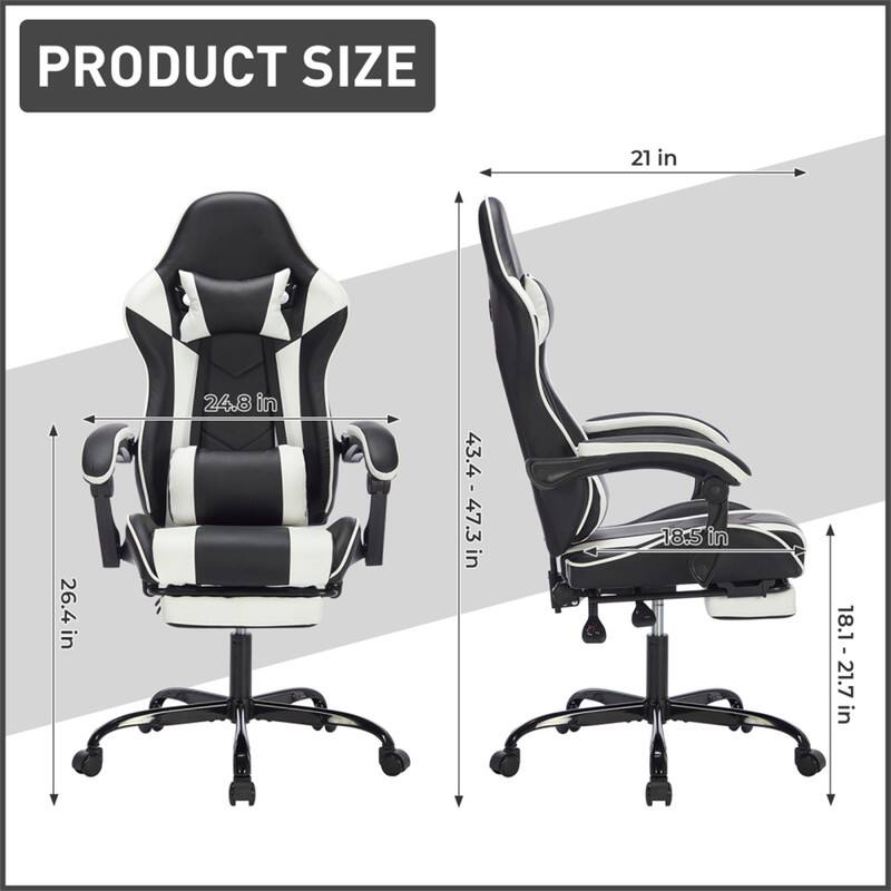PRODUCT SIZE  
21 in  
26.4 in  
24.8 in  
43.4 in  
43.4-47.3 in  
18.5 in  
18.1-21.7 in