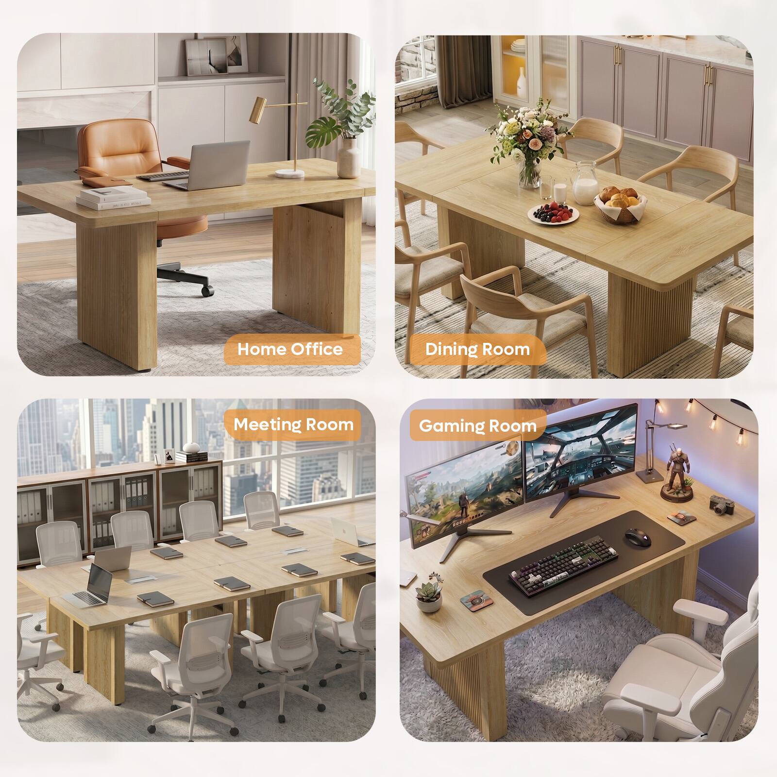 Home Office  
Dining Room  
Meeting Room  
Gaming Room