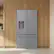 Alt View 17. Samsung - 36 in. Wide Bespoke AI 29 cu. ft. 3-Door French Door Refrigerator with Zero Clearance Fit & Sphere Ice™ - Stainless Steel.