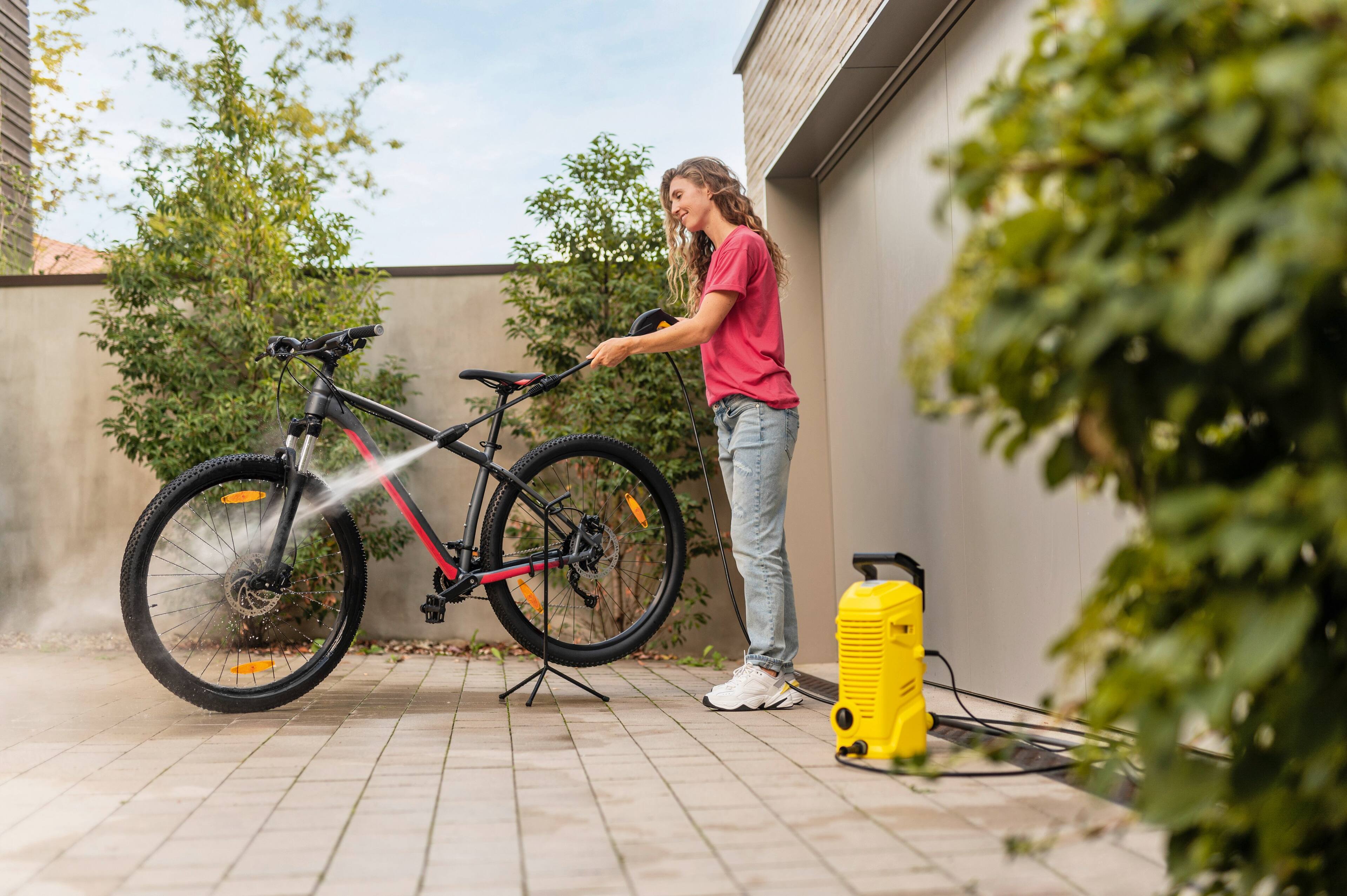 Alt View 5. Karcher - Pressure Washer K 1, Max 2000 PSI, Vario Power Spray Wand, for Cars, Driveways, Siding, Patios, Max 1.45 GPM - Yellow.