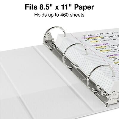 Fits 8.5" x 11" Paper  
Holds up to 460 sheets