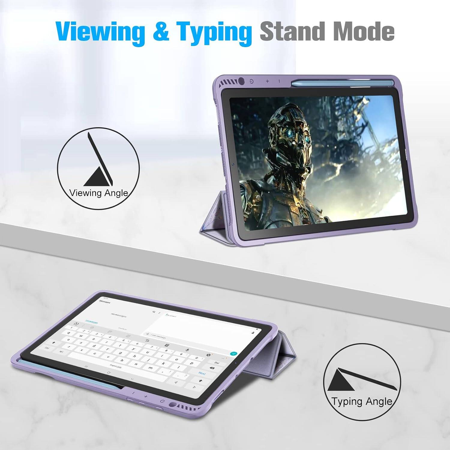 Viewing & Typing Stand Mode

Viewing Angle

Typing Angle