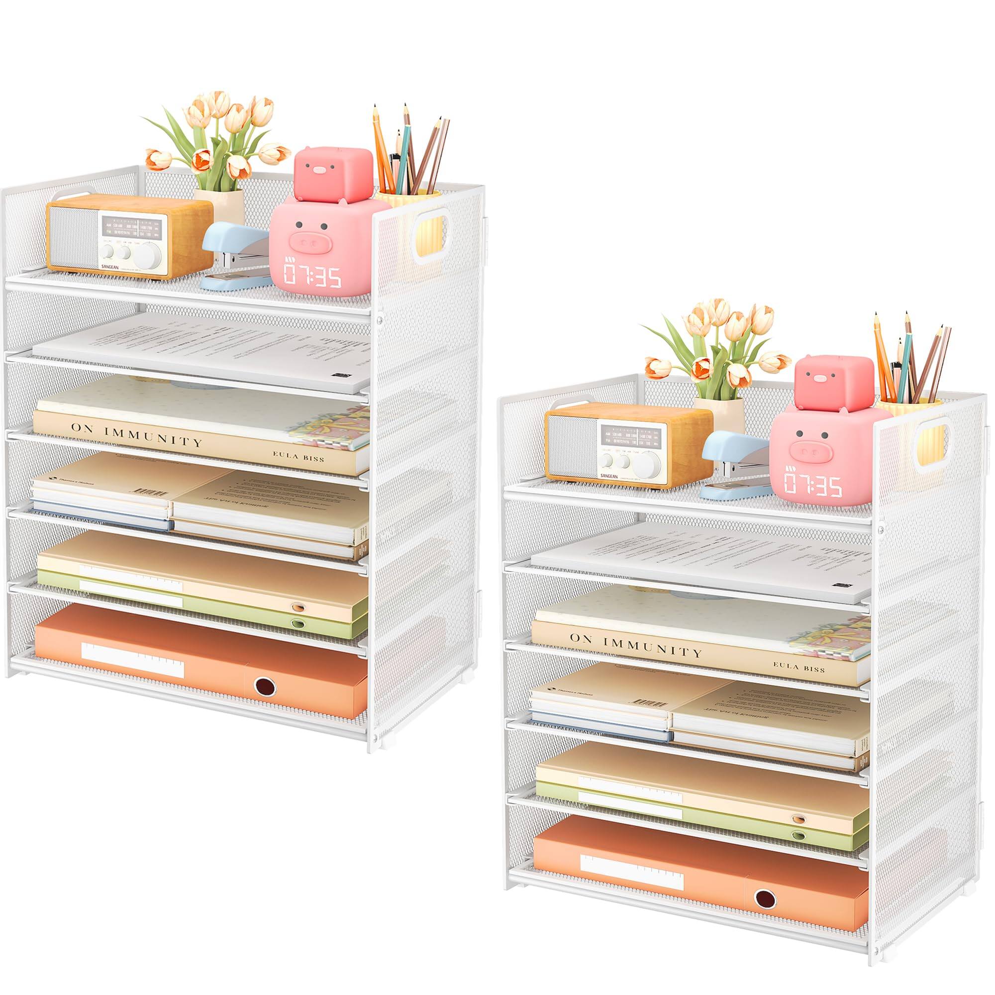 2 Pack 6-tier - White