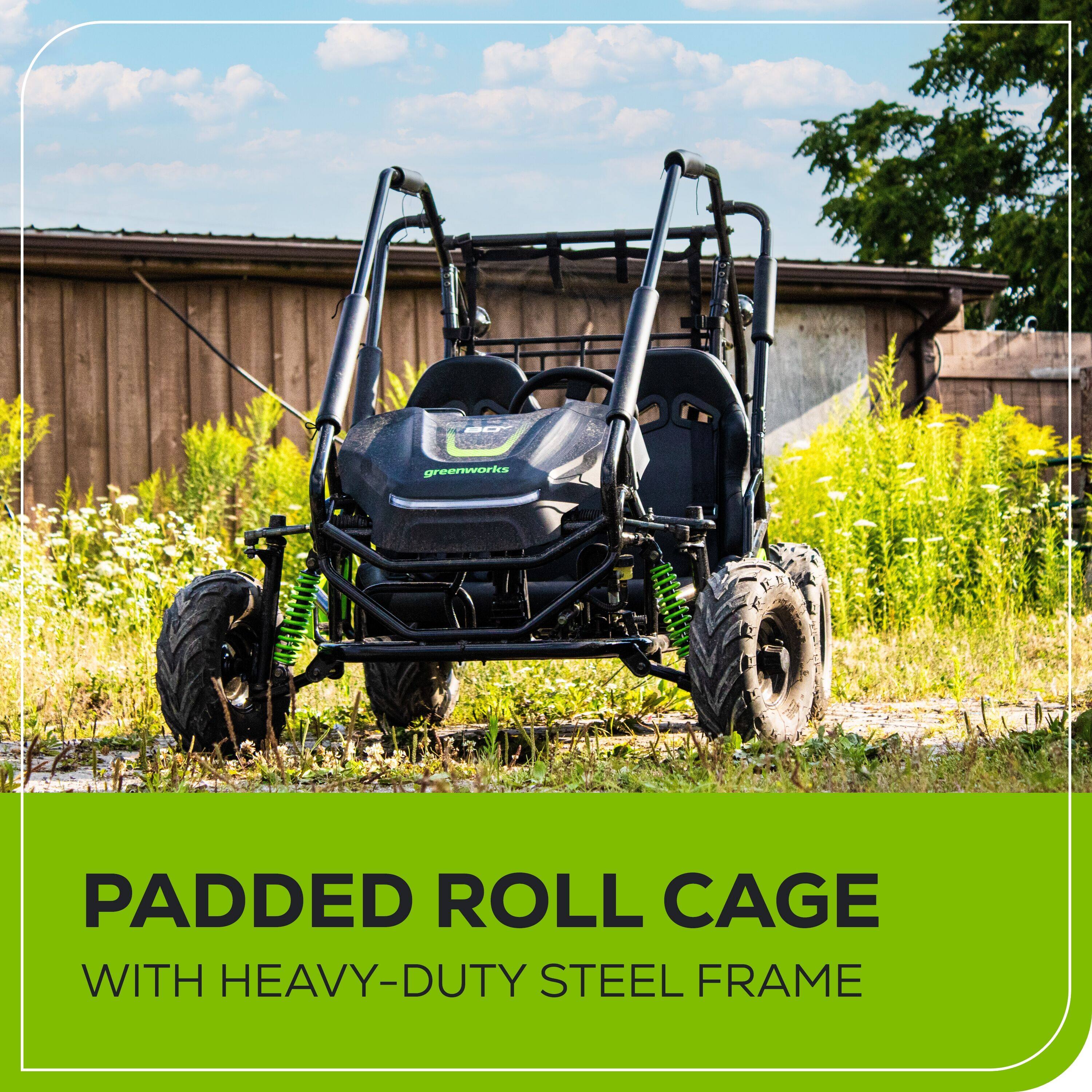 Padded Roll Cage with Heavy-Duty Steel Frame