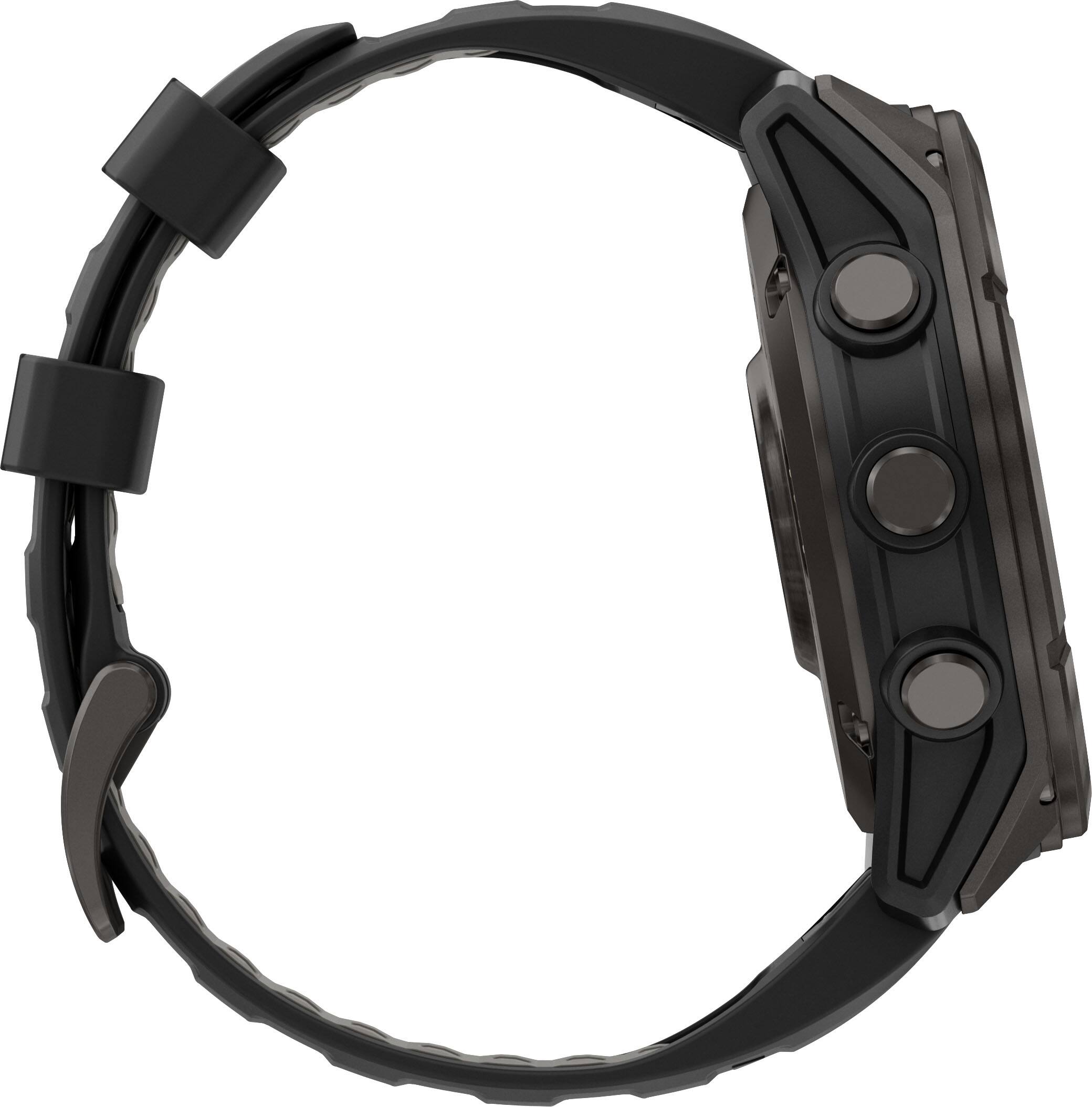 Alt View 5. Garmin - fēnix 8 Pro AMOLED Sapphire GPS Smartwatch 51mm Fiber-reinforced polymer - Carbon Gray DLC Titanium.