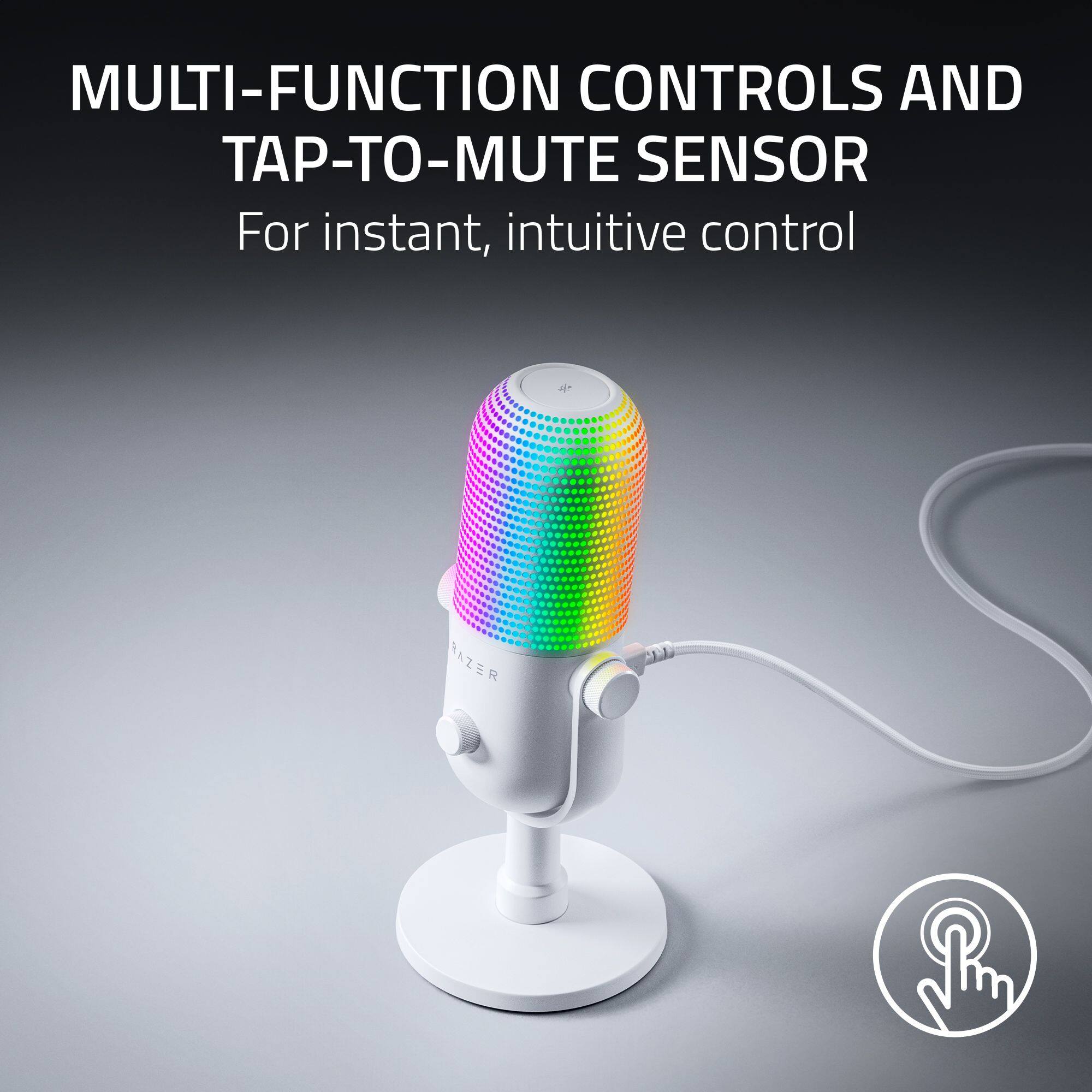 MULTI-FUNCTION CONTROLS AND TAP-TO-MUTE SENSOR  
For instant, intuitive control