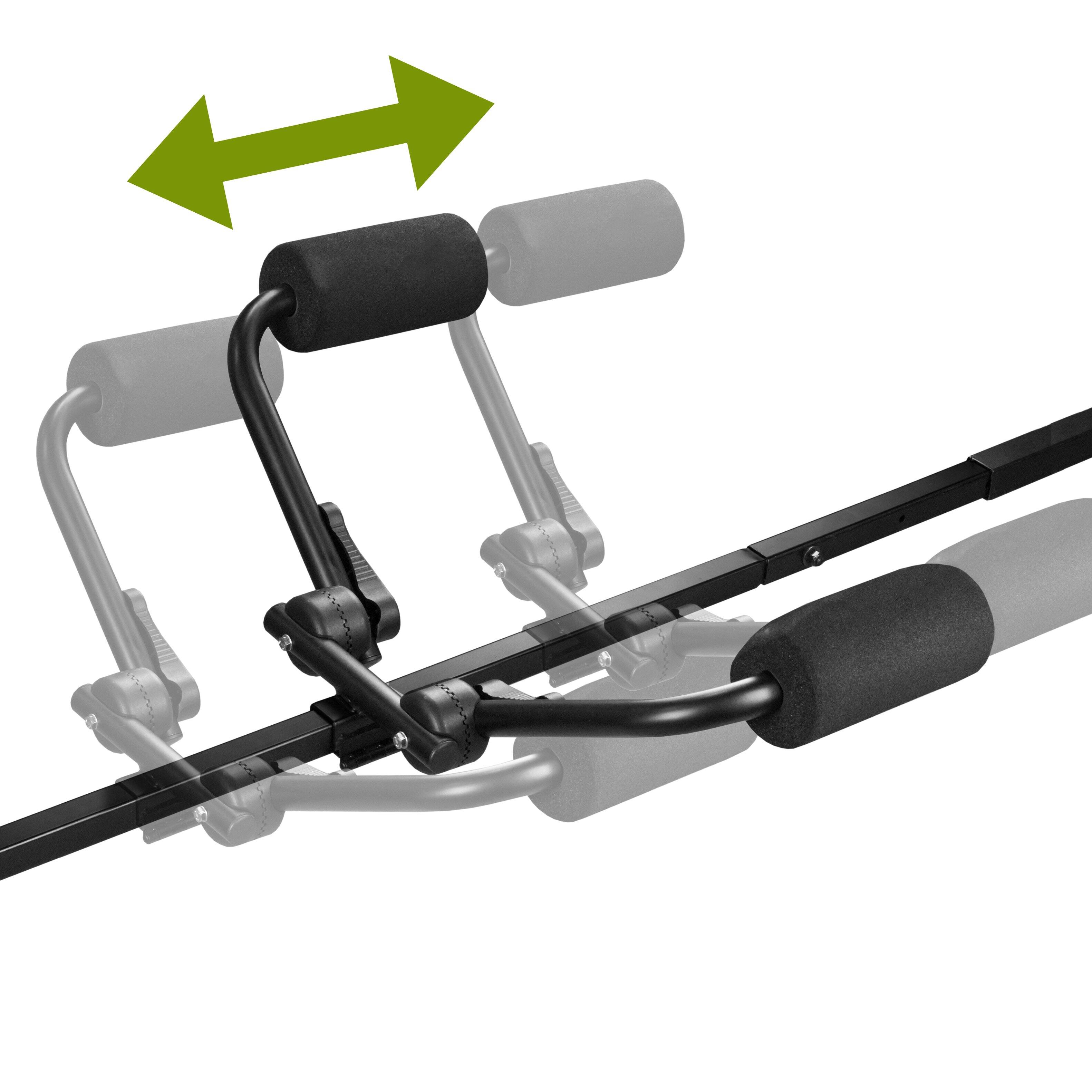 Left. Rambo Bikes - Rambo Heavy-Duty Adjustable Canoe & Kayak Cart - Black.