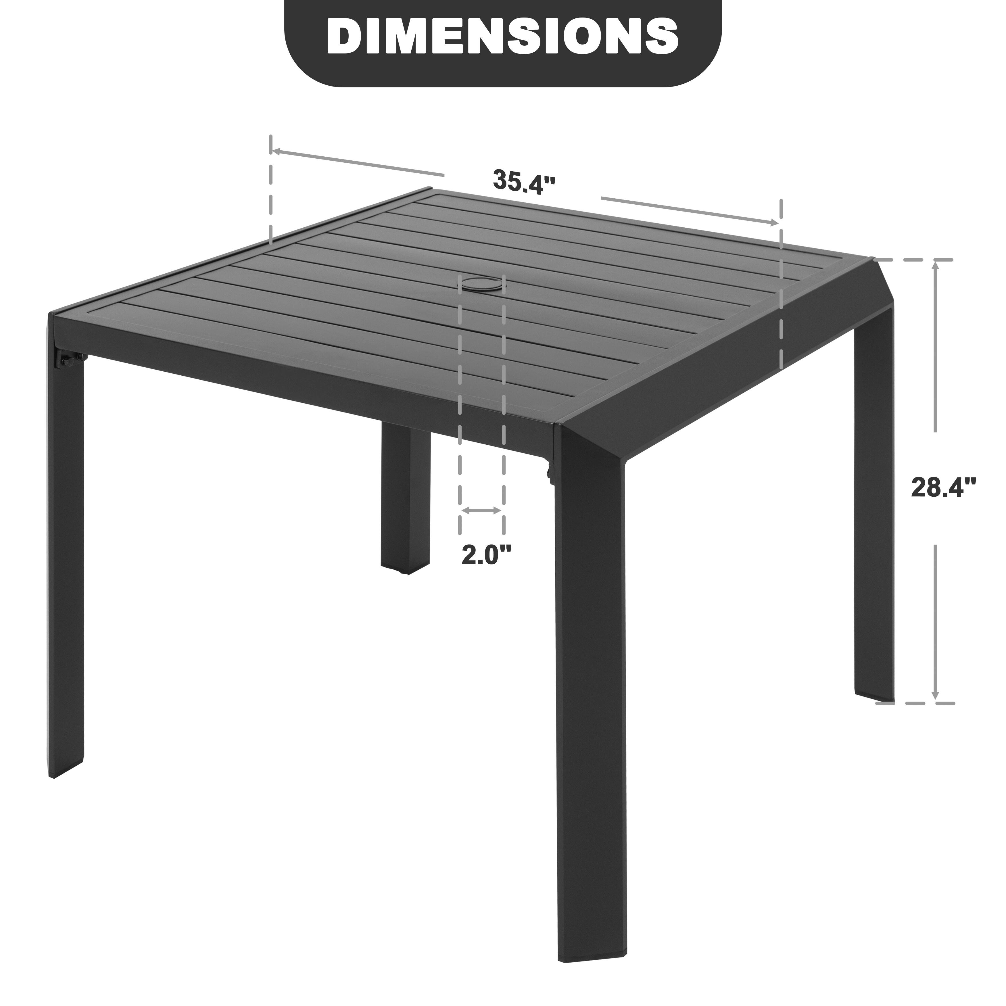 DIMENSIONS
35.4"
28.4"
2.0"