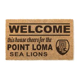 Jardine - Point Loma Sea Lions 18" x 30" Welcome Doormat - Brown
