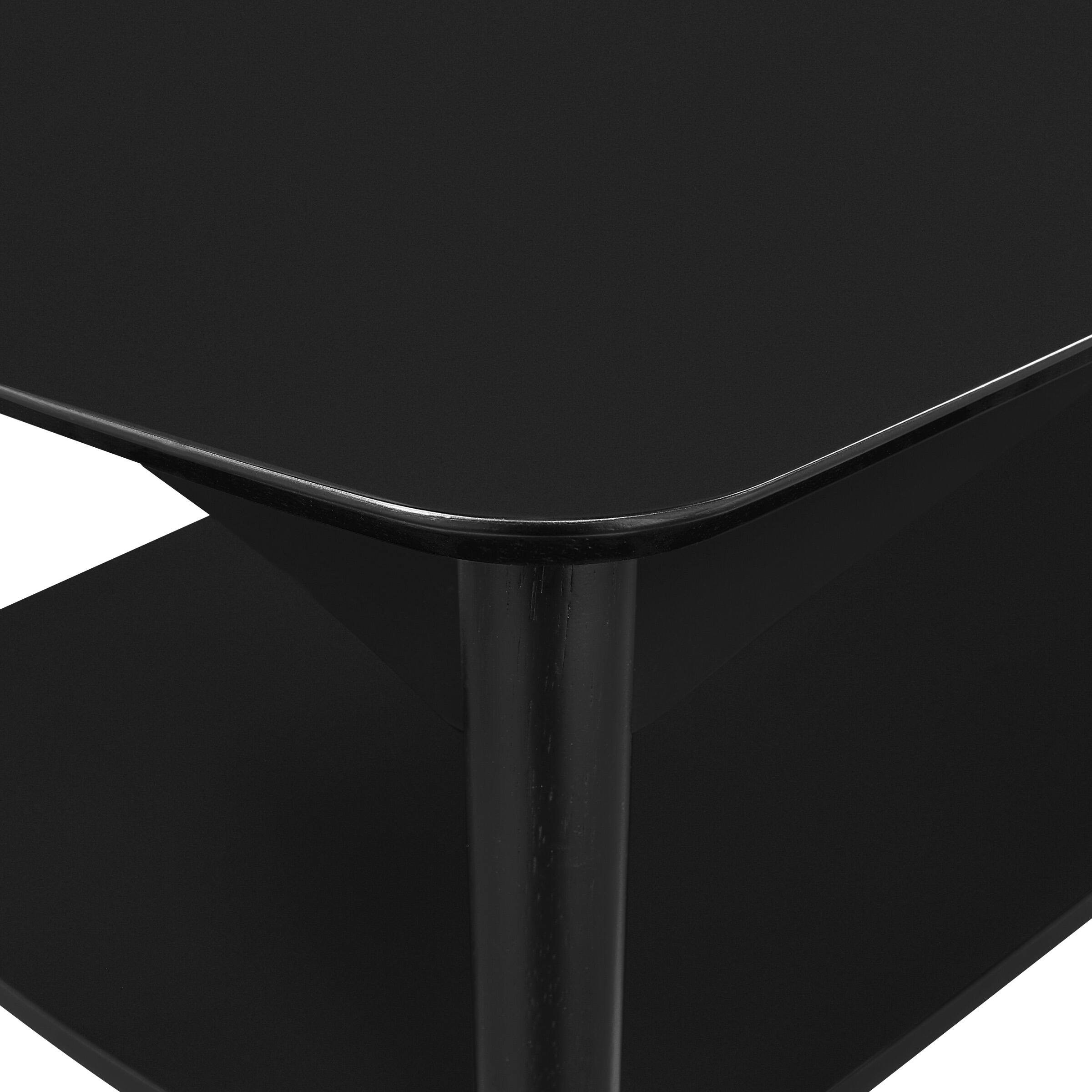 Alt View 3. OSP Home Furnishings - Copenhagen Coffee Table - Black.
