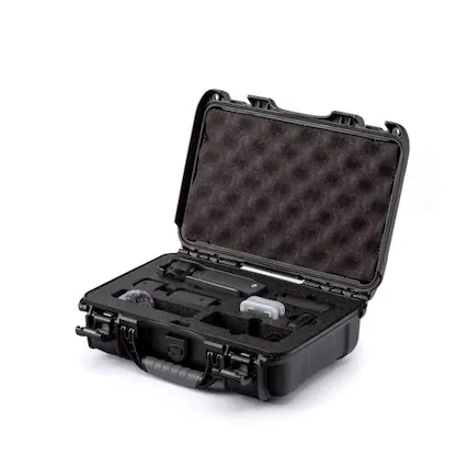 Front. NANUK - NANUK 909 Waterproof and Dustproof Protective Case for Osmo Pocket 3 (Black).