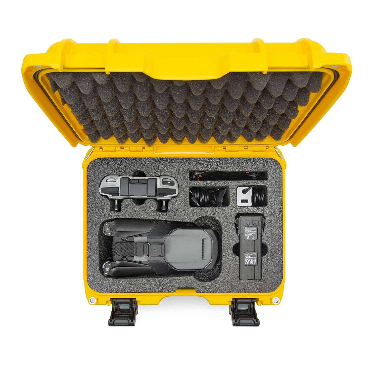 Left. NANUK - Nanuk Hard Case with Foam Insert for DJI Mavic 3 (Yellow).