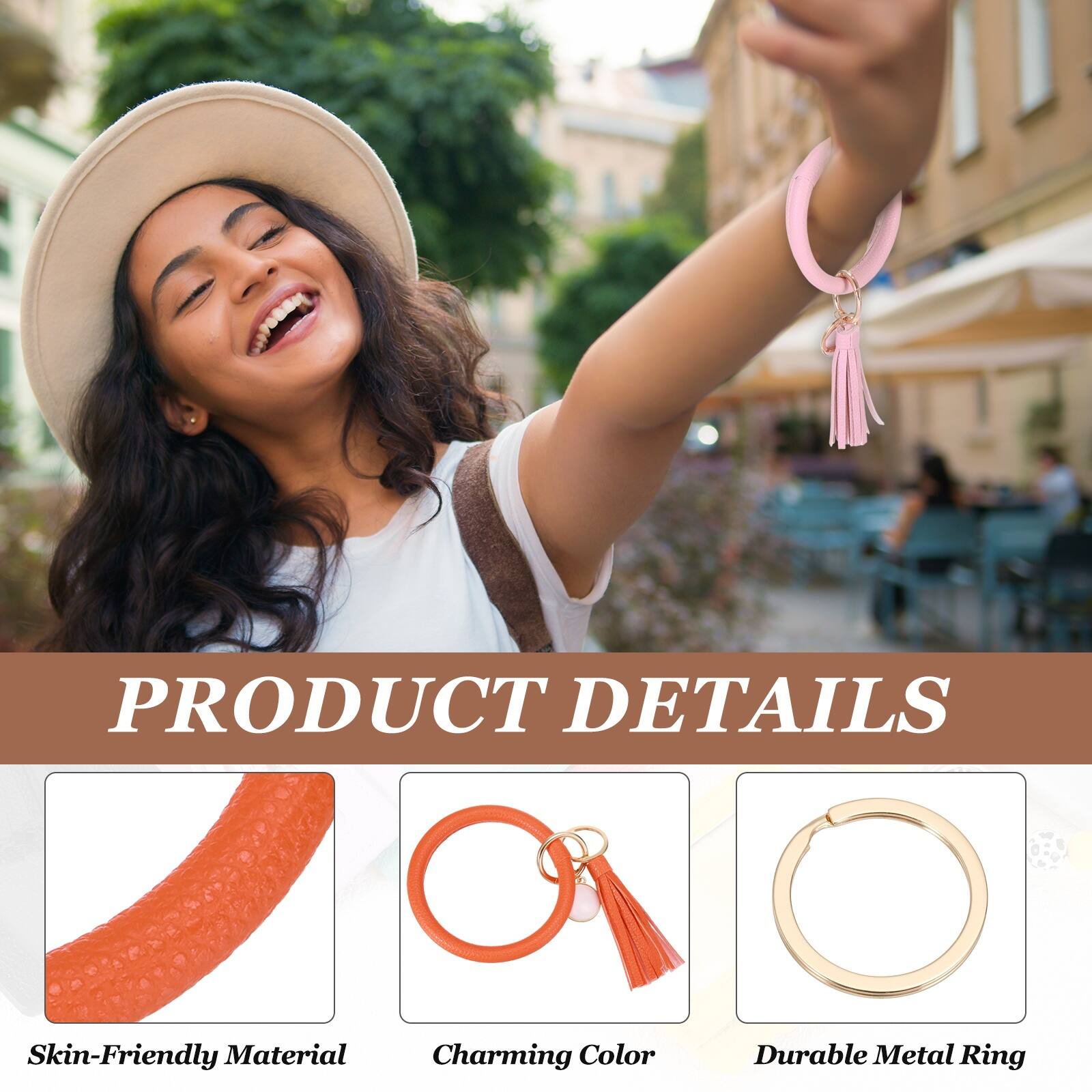 PRODUCT DETAILS
- Skin-Friendly Material
- Charming Color
- Durable Metal Ring