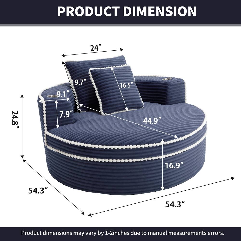 PRODUCT DIMENSION

24" 24.8" 19.7" 9.1" 7.9" 16.5" TR 44.9" 16.9" 54.3" 54.3"

Product dimensions may vary by 1-2 inches due to manual measurements errors.