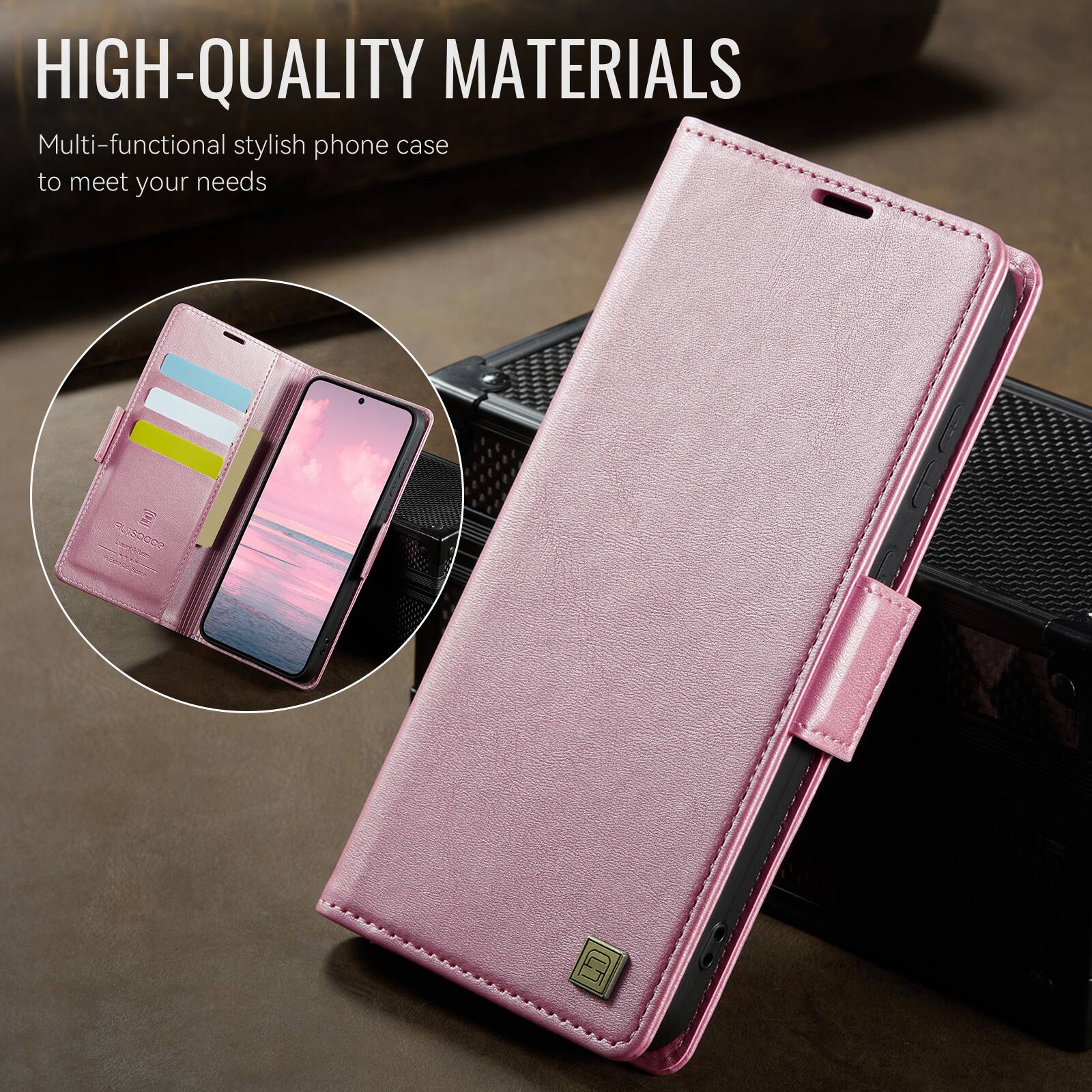 HIGH-QUALITY MATERIALS

Multi-functional stylish phone case to meet your needs