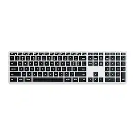 Satechi - Slim X3 Bluetooth Backlit Keyboard with Numeric Keypad, Multi-Device for Mac - Silver