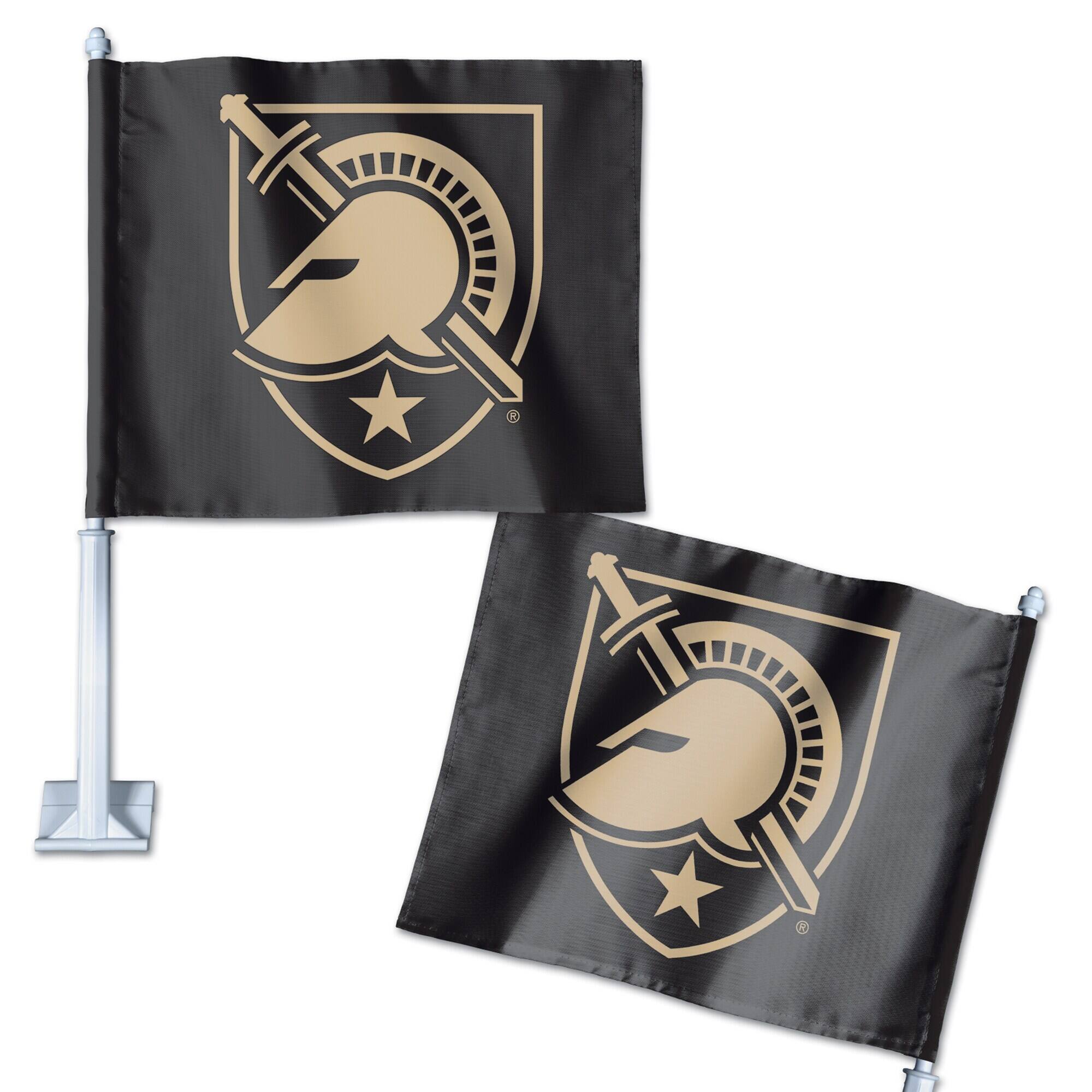 Alt View 2. WinCraft - Army Black Knights Double-Sided Car Flag - Multicolor.