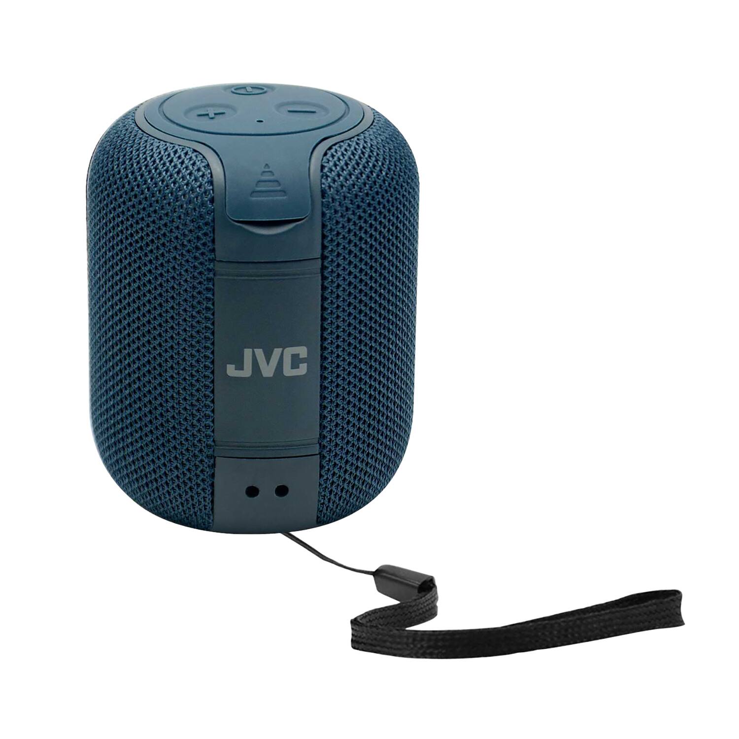 Front. JVC - Jvc Sp-sg1bta Gumy True Wireless Stereo Portable Bluetooth Speaker With Speakerphone, Sp-sg1bt (blue) - Blue.