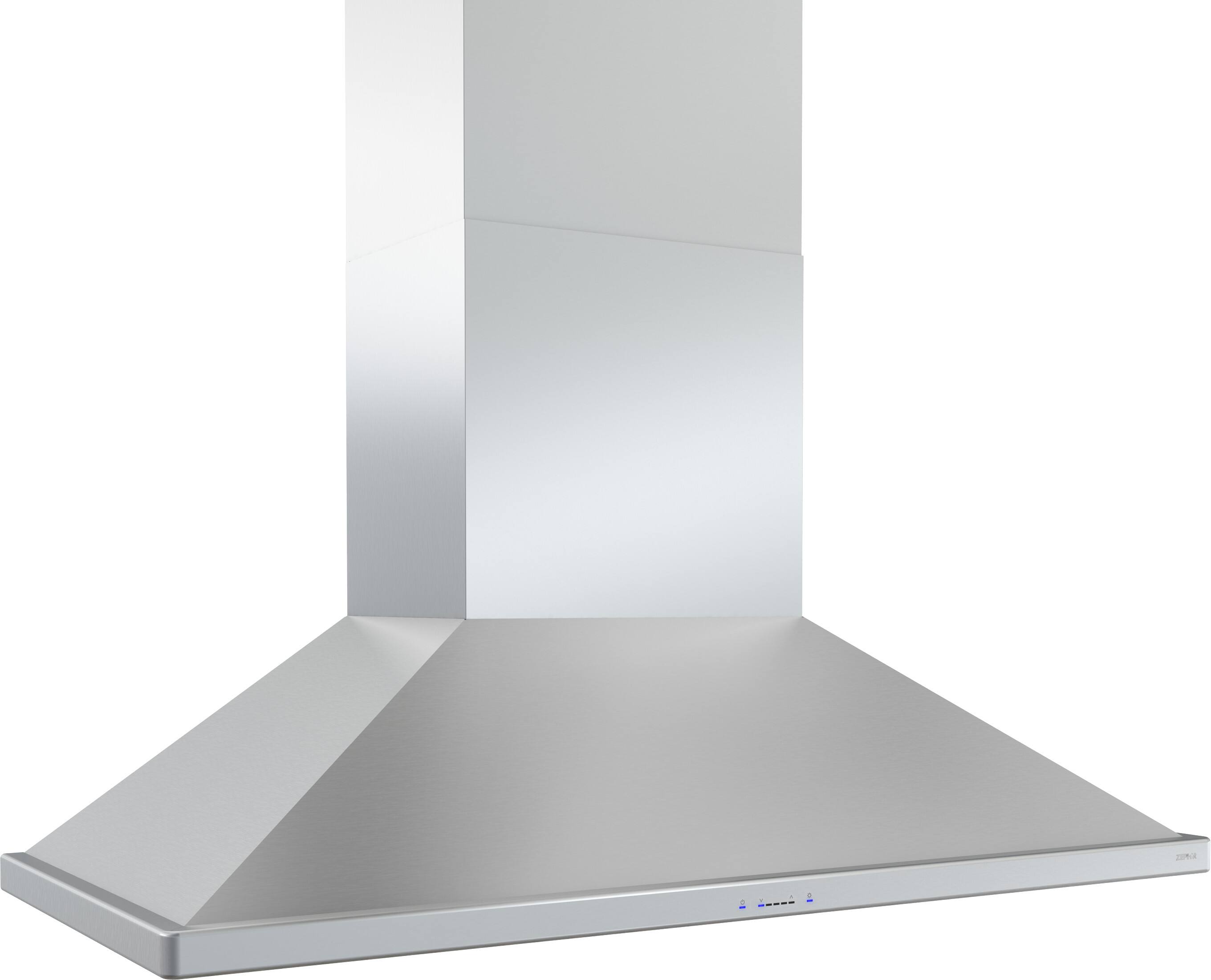 Left Zoom. Zephyr - 42 inches - Externally Vented - Wall Range Hood - Stainless Steel.