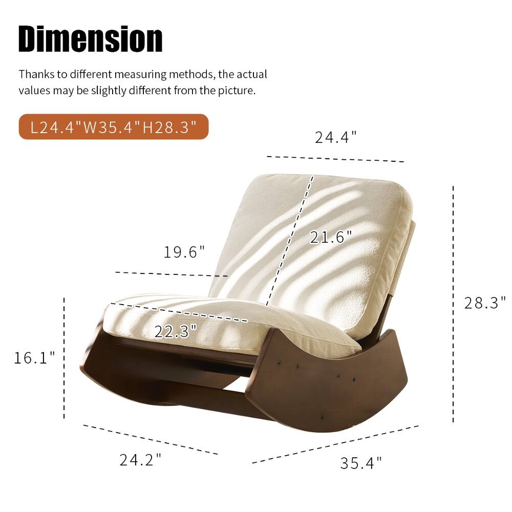 Dimension

Thanks to different measuring methods, the actual values may be slightly different from the picture.

L24.4"W35.4"H28.3"

24.4" 19.6" 21.6" 28.3" 16.1" 22.3" 24.2" 35.4"