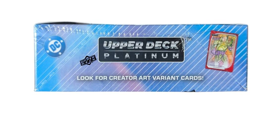 DC  
TM UPPER DECK PLATINUM D.E.C.K  
LOOK FOR CREATOR ART VARIANT CARDS!