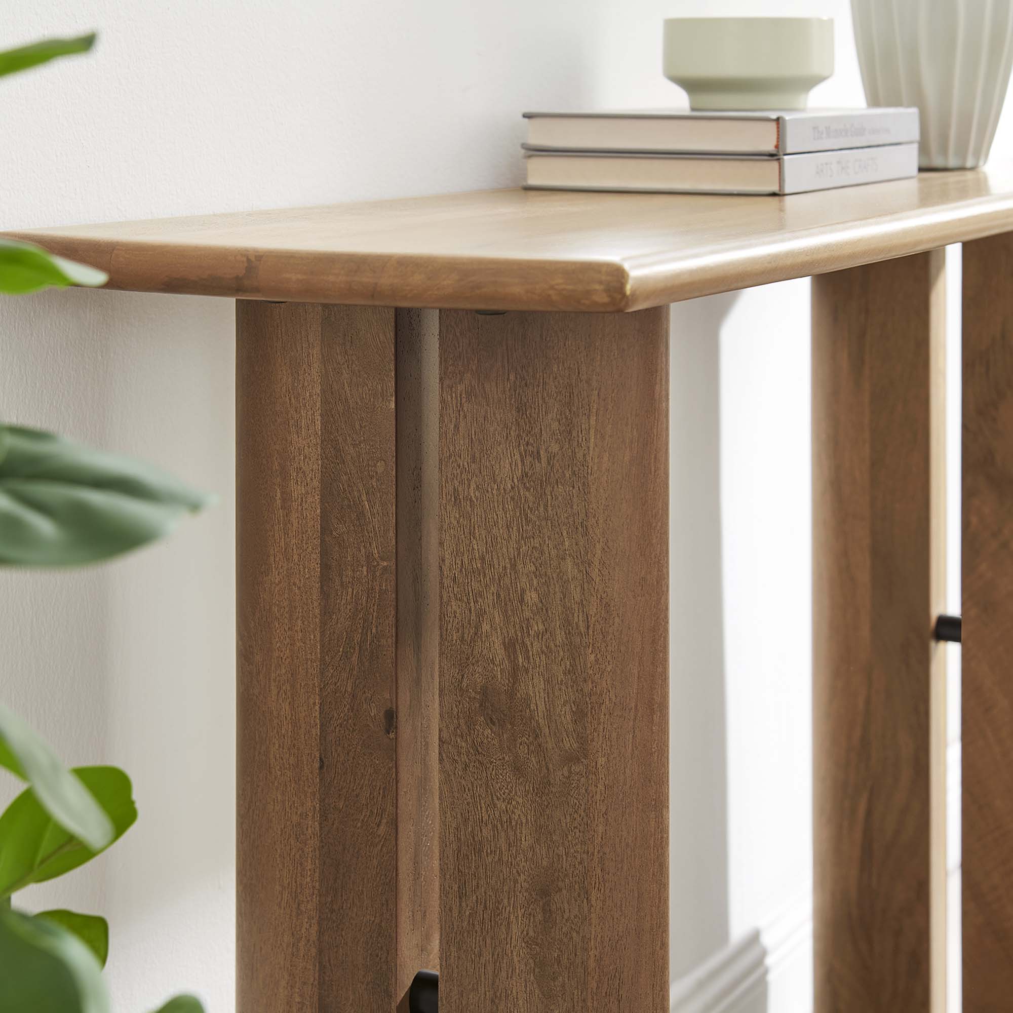 Alt View 1. Modway - Amistad Wood Console Table by Modway - Walnut.