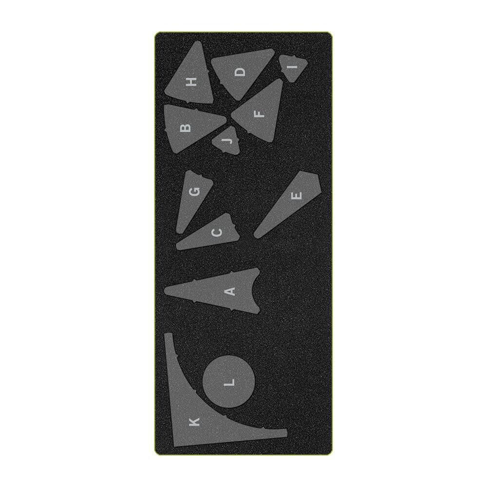 Alt View 1. AccuQuilt - Mill & Stars-8" Finished Die With Mat - Multicolor.