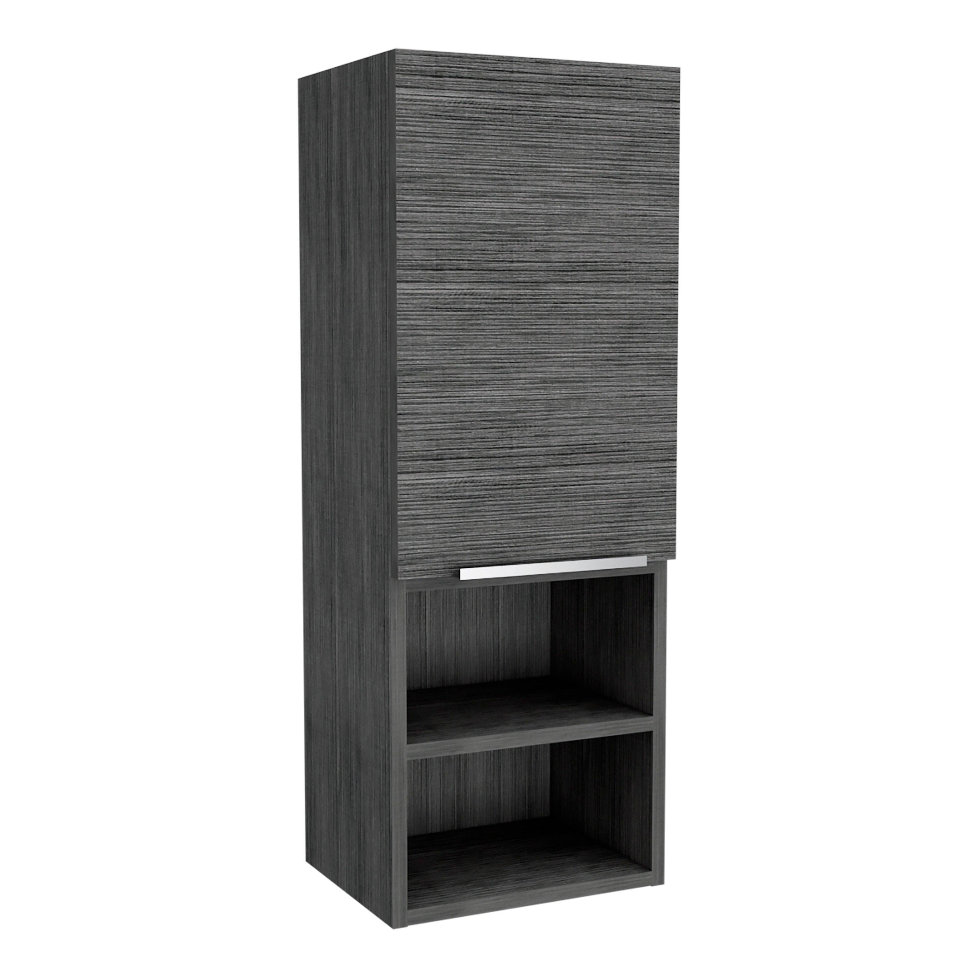 Left. Treevol Furniture - Hazelton Medicine Cabinet Bathroom,Smoky Oak - Smoky Oak.