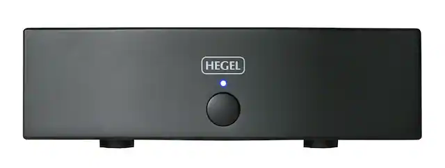 Front. Hegel - H20 2-Channel Power Amplifier - Black.