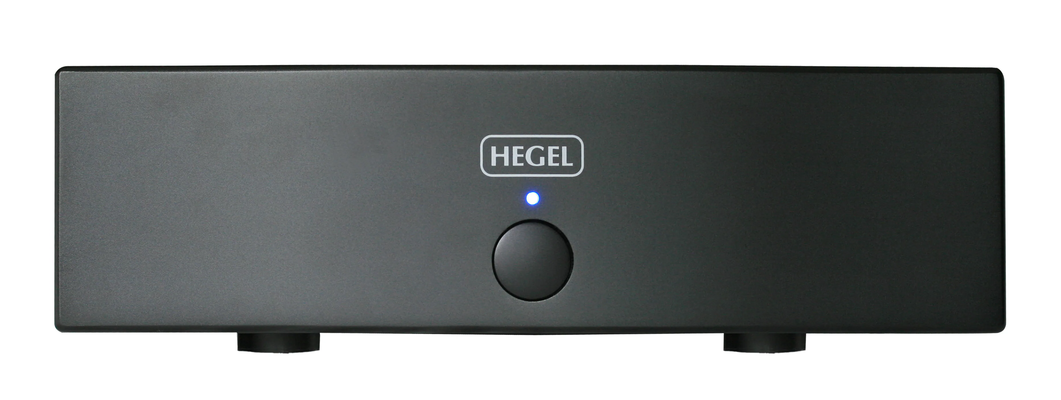 Front. Hegel - H20 2-Channel Power Amplifier - Black.
