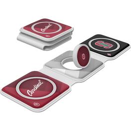Keyscaper - Stanford Cardinal 3-in-1 Foldable Charger - White