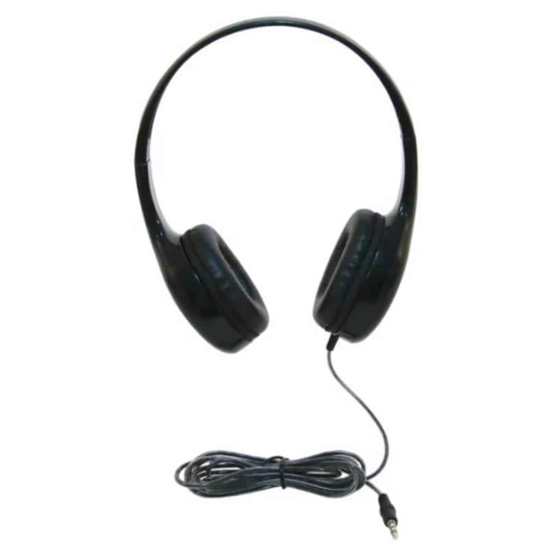 Califone - On-Ear Headphones with 3.5mm Plug, Black
