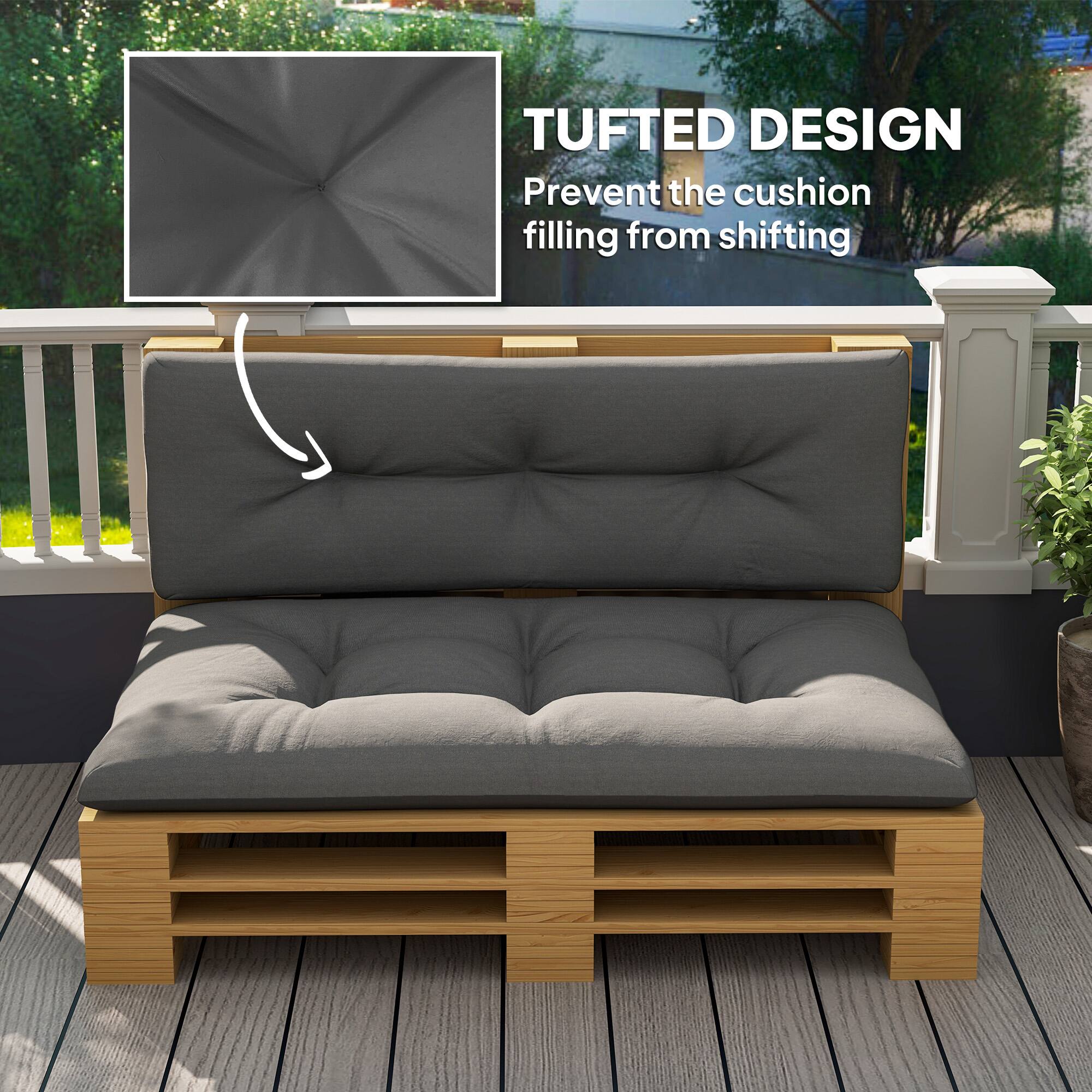 TUFTED DESIGN

Prevent the cushion filling from shifting