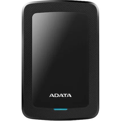 Front. ADATA - ADATA HV300 2.5 External Portable HDD 2TB USB 3.2 Colorbox Hard Disk Drive Black - Black.