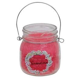 BreeBe - Grandma Wreath Jar Candle 6oz Strawberry Lemonade - Multi