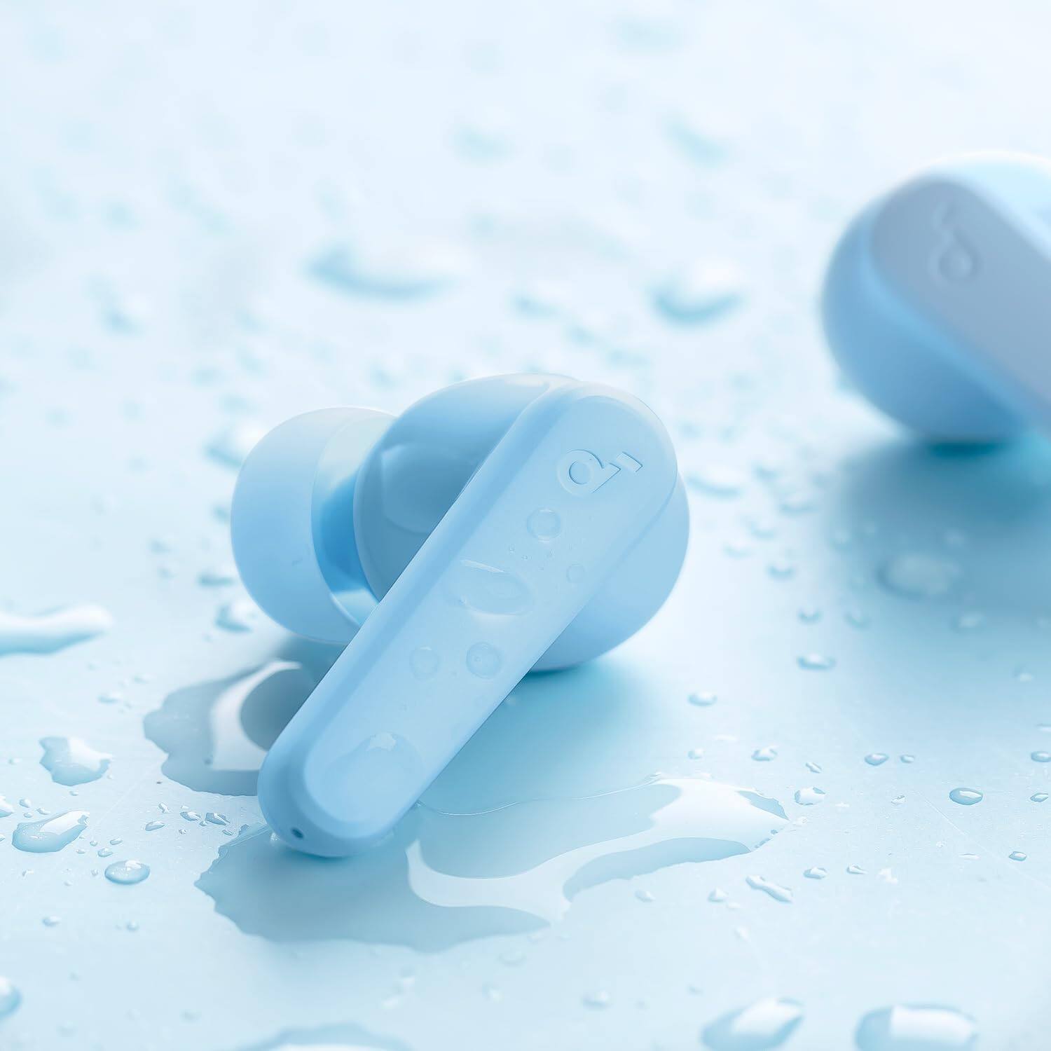 Alt View 7. Soundcore - Soundcore - by Anker P20i True Wireless In-Ear Headphones - Light Blue - Light Blue.