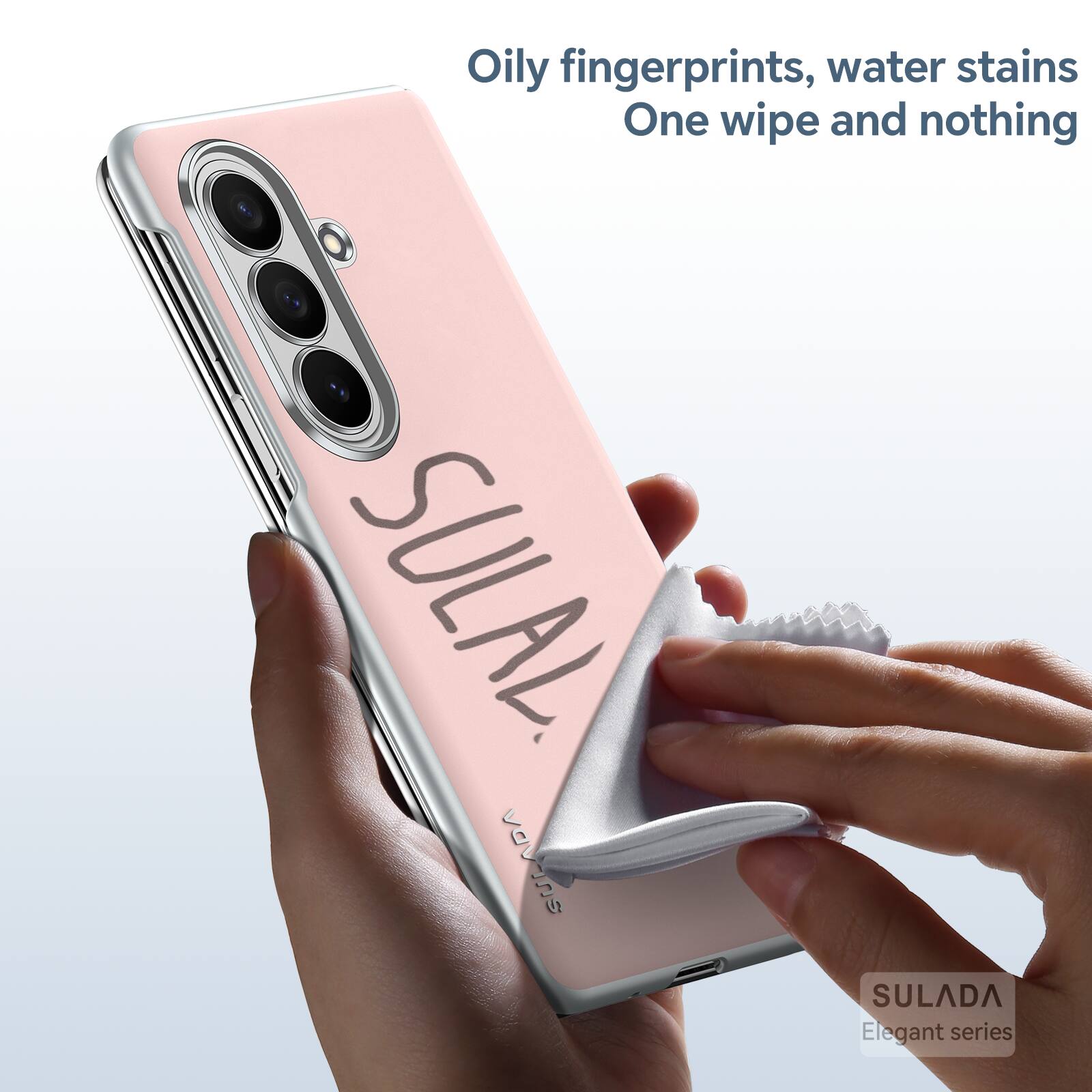 Oily fingerprints, water stains  
One wipe and nothing  
SULAL  
vavans  
SULADA  
Elegant series