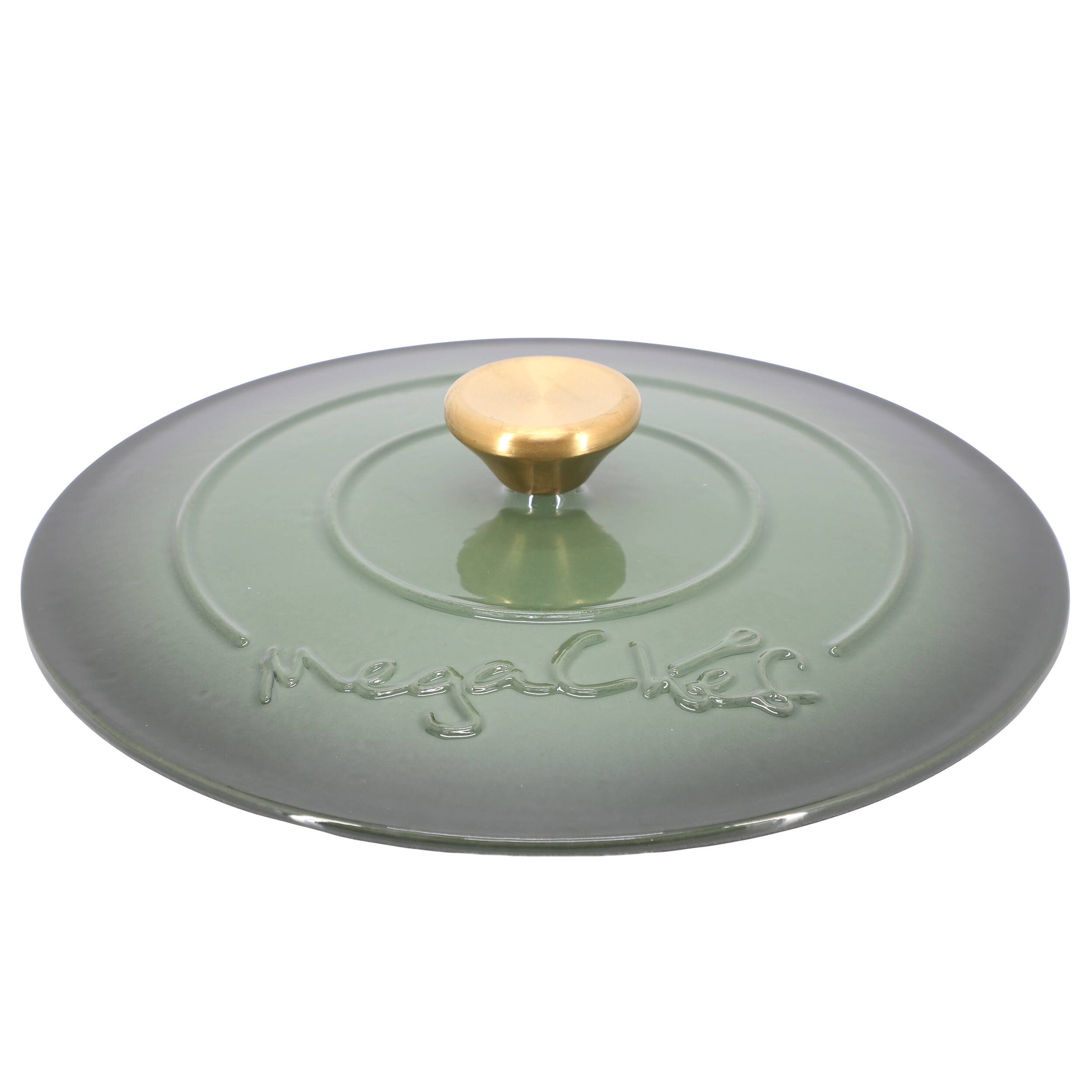 Mega Chef MegaChef 5.3 Quarts Round Enameled Cast Iron Casserole