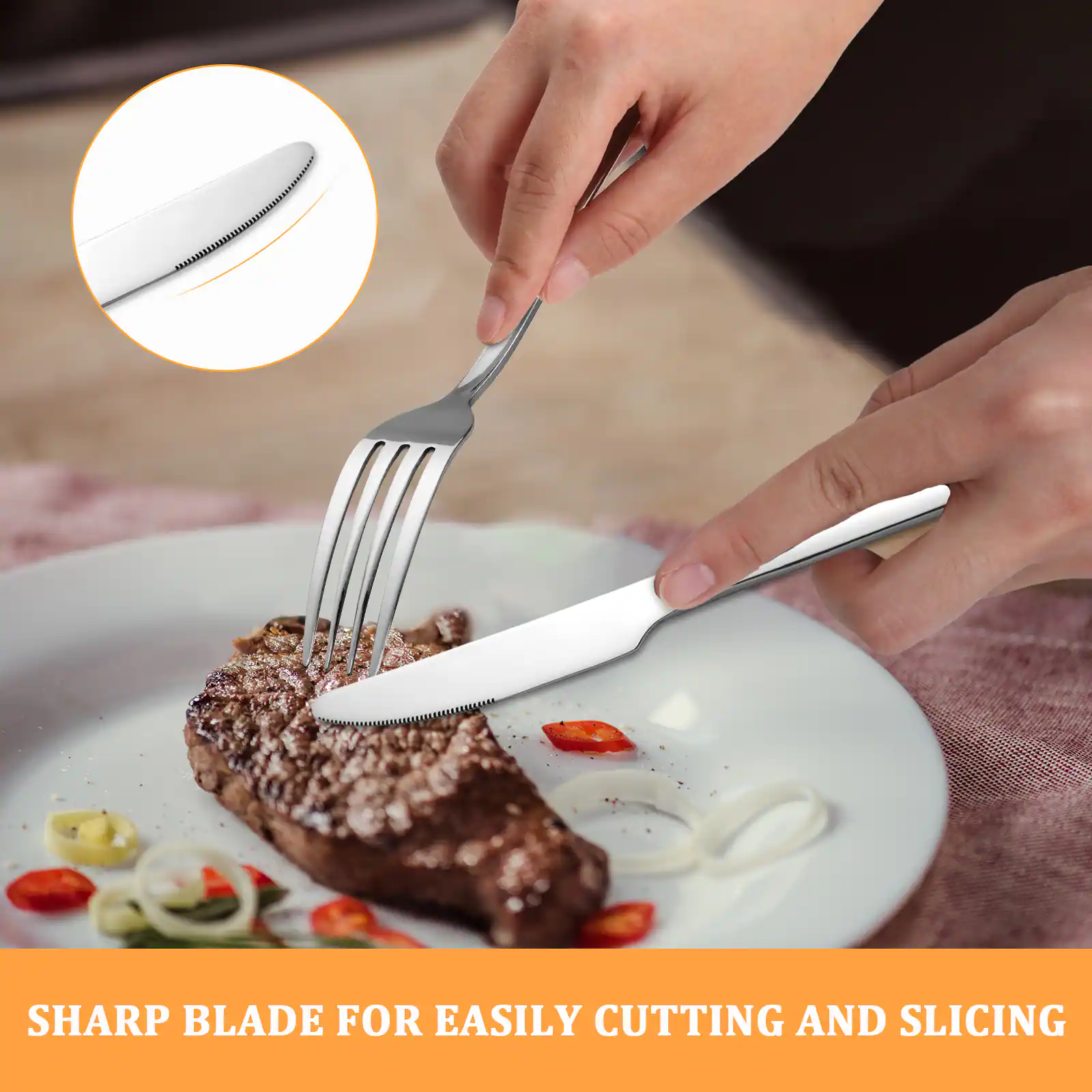 SHARP BLADE FOR EASILY CUTTING AND SLICING
