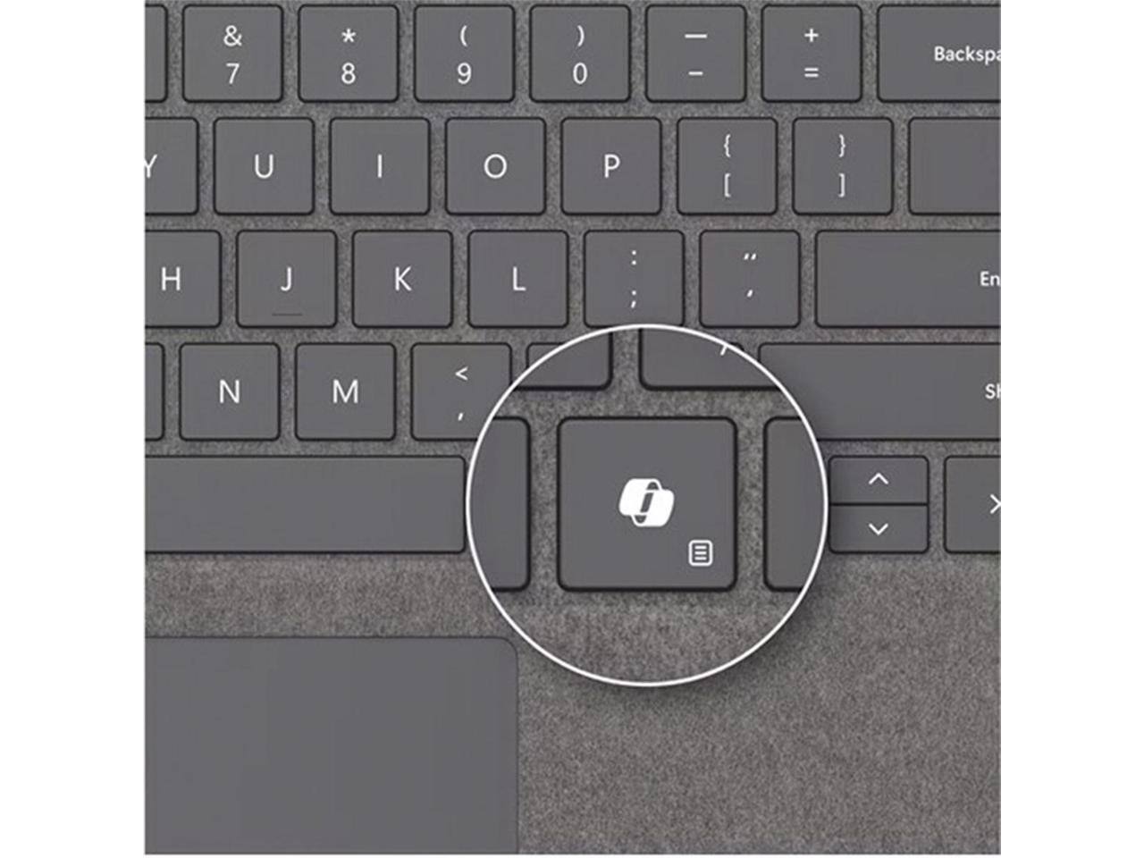 Alt View 2. Microsoft - Microsoft Srfc Pro KB w/ Slim Pen CM SC English Black US/Canada Commercial 1 License - Black.