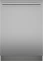 Thermador - Star Sapphire 24" Top Control Smart Built-In Stainless Steel Tub Dishwasher with 3rd Rack and Masterpiece Handle, 42 dBA - Stainless Steel